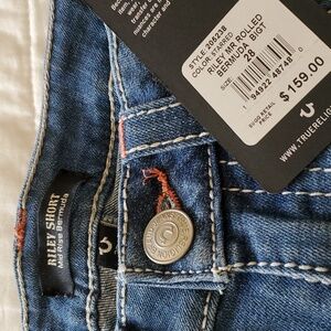 True Religion Bermuda jeans shorts